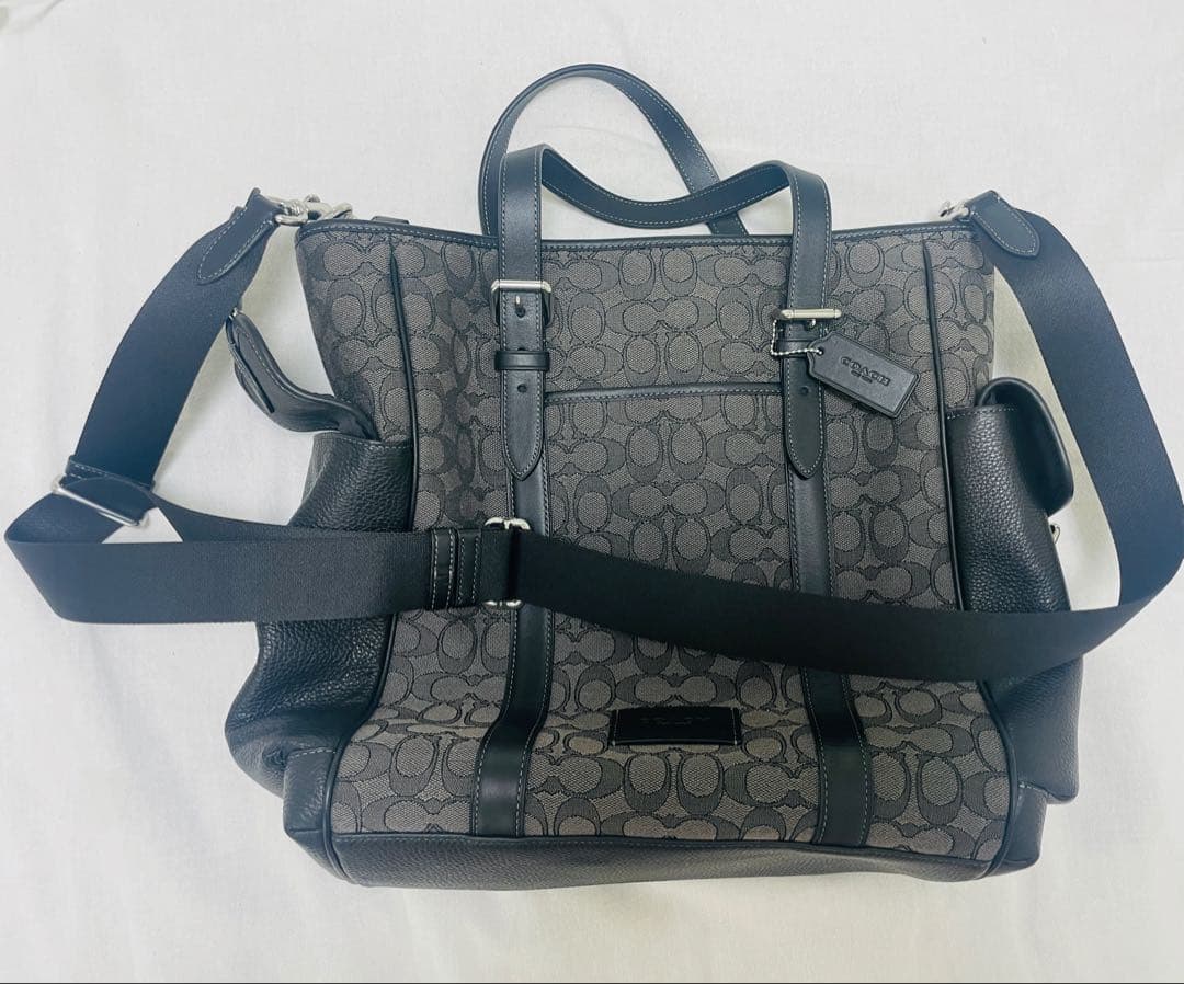 コーチ COACH メンズ バッグ　シグネチャー ジャカード スプリント トート