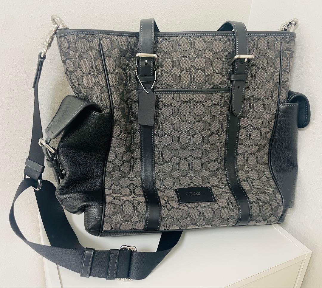コーチ COACH メンズ バッグ　シグネチャー ジャカード スプリント トート