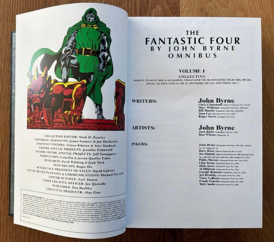 Fantastic Four Omnibus John Byrne アメコミ