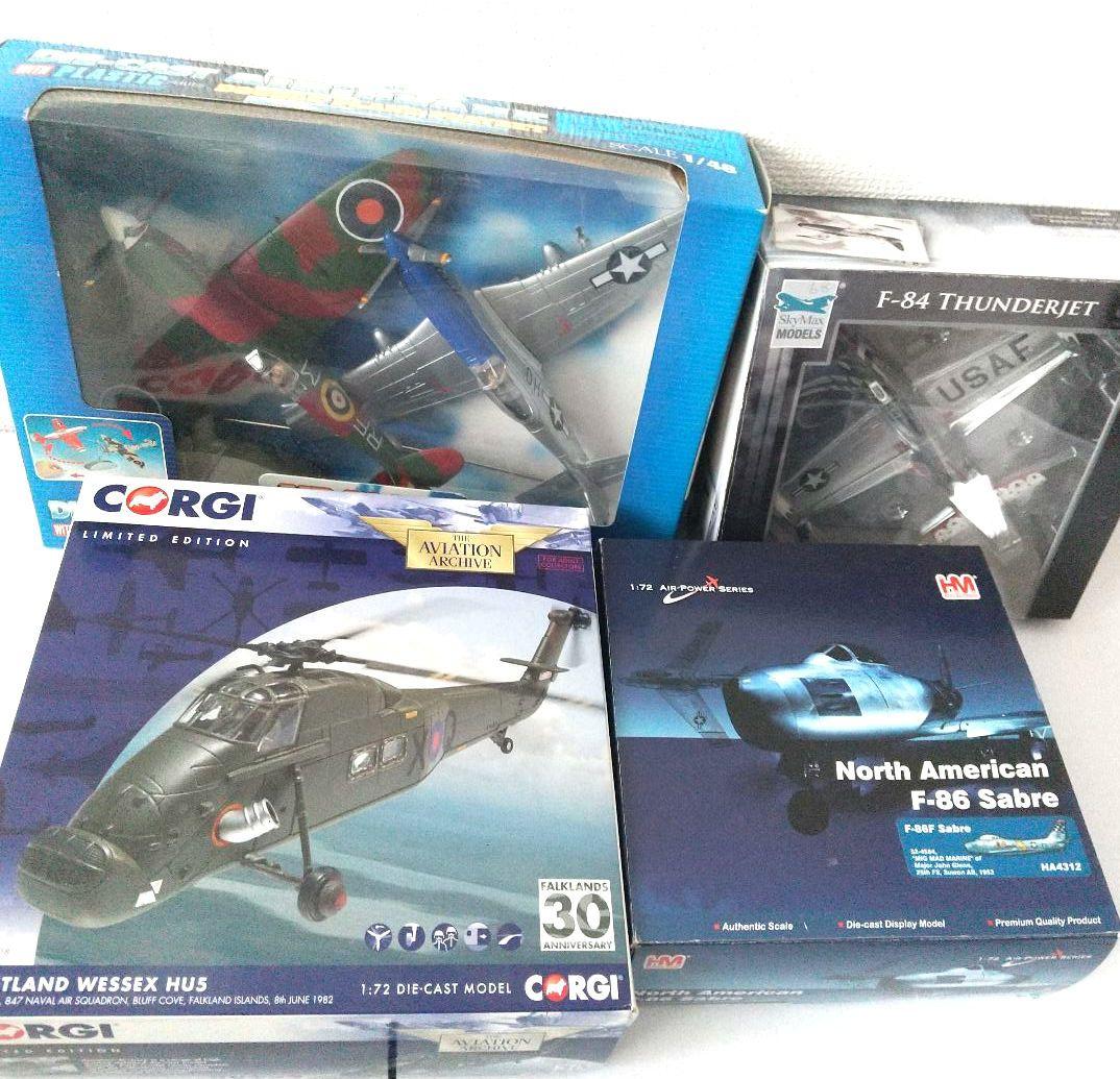 m*4様 Corgi & ホビーマスターなど航空機模型4点セット
