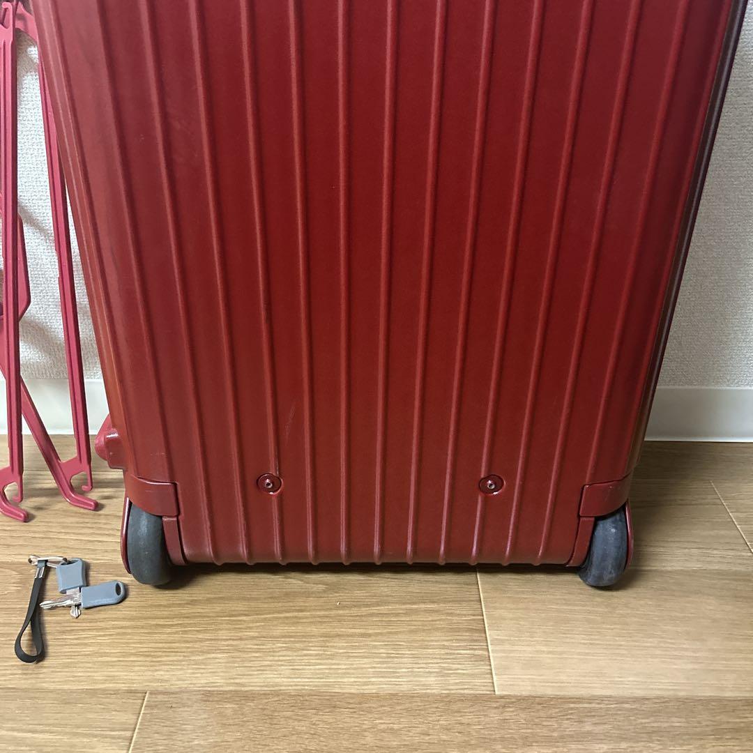 【美品　正規品】リモワ サルサ 2輪35L 型番85552 中古品　赤