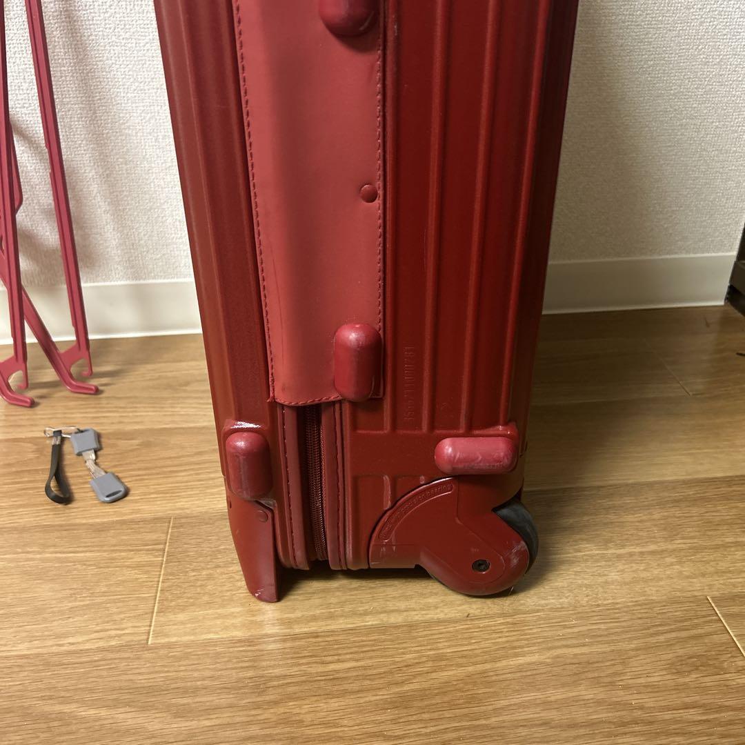 【美品　正規品】リモワ サルサ 2輪35L 型番85552 中古品　赤