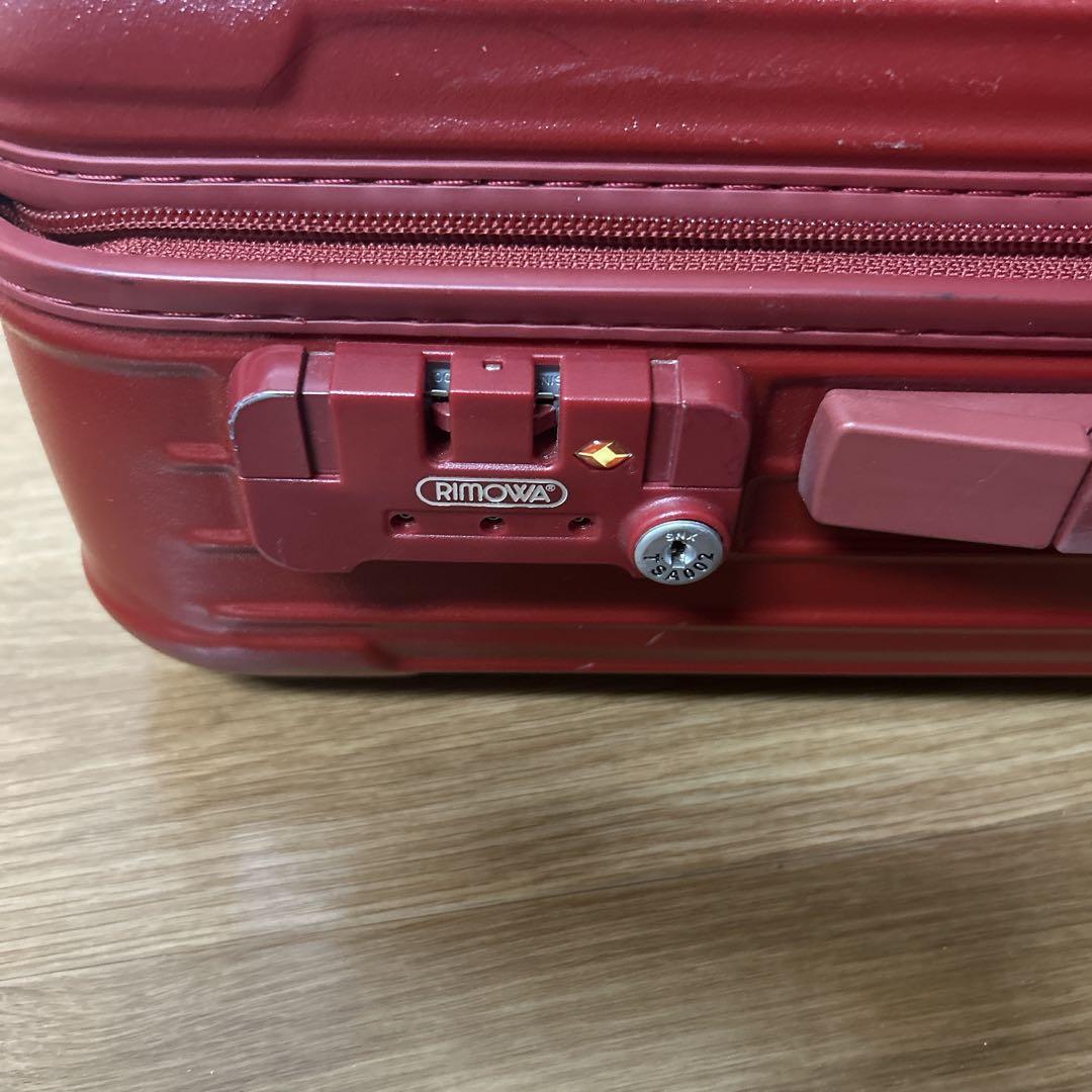 【美品　正規品】リモワ サルサ 2輪35L 型番85552 中古品　赤