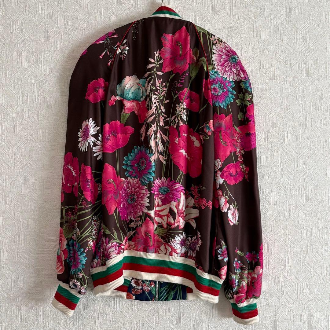 【Xmasセール】GUCCI フラワープリント ジャージ