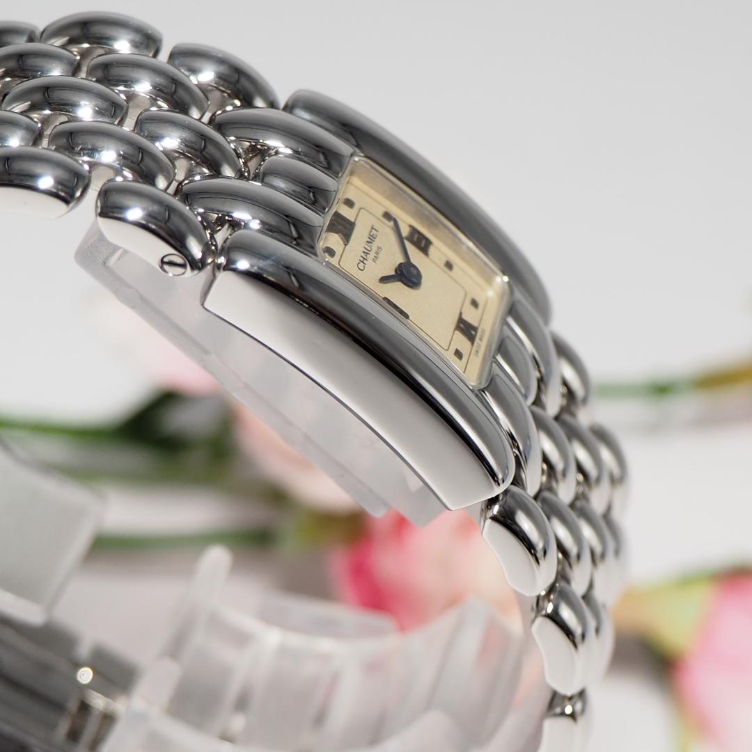 新同品 ショーメ CHAUMET ケイシス スクエア Lサイズ 腕時計 H503