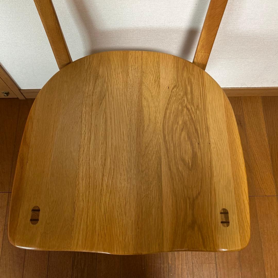 大塚家具　フィル天然木ダイニングチェア① 1脚