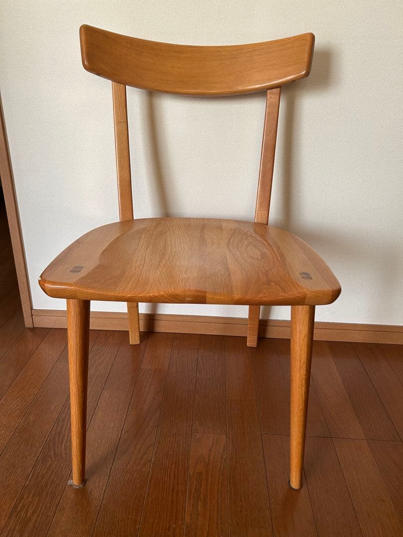 大塚家具　フィル天然木ダイニングチェア① 1脚