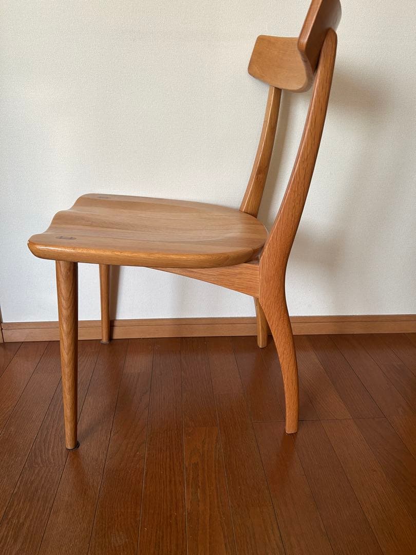 大塚家具　フィル天然木ダイニングチェア① 1脚
