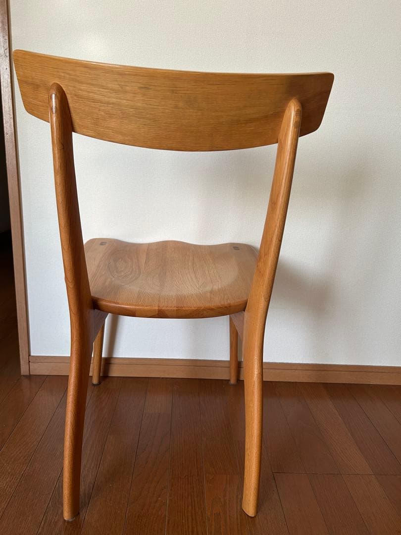 大塚家具　フィル天然木ダイニングチェア① 1脚