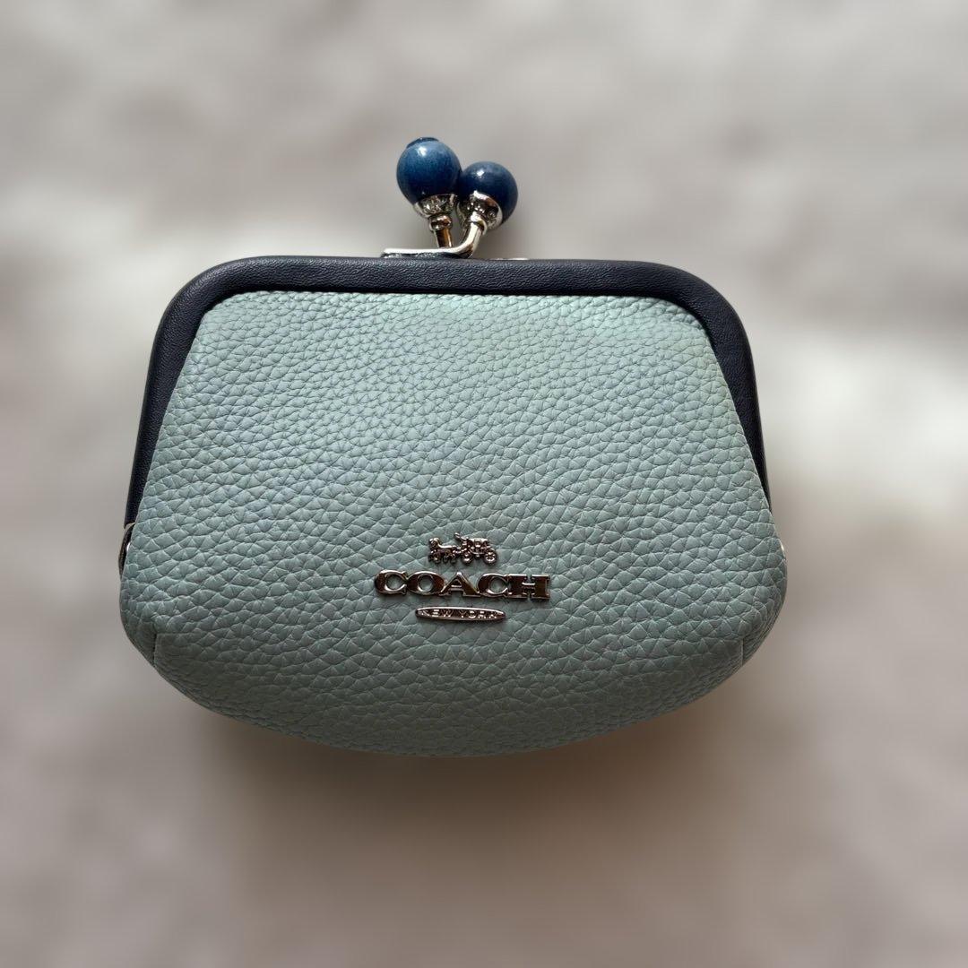 【新品未使用】がま口 ノラ キスロック カラーブロック 財布