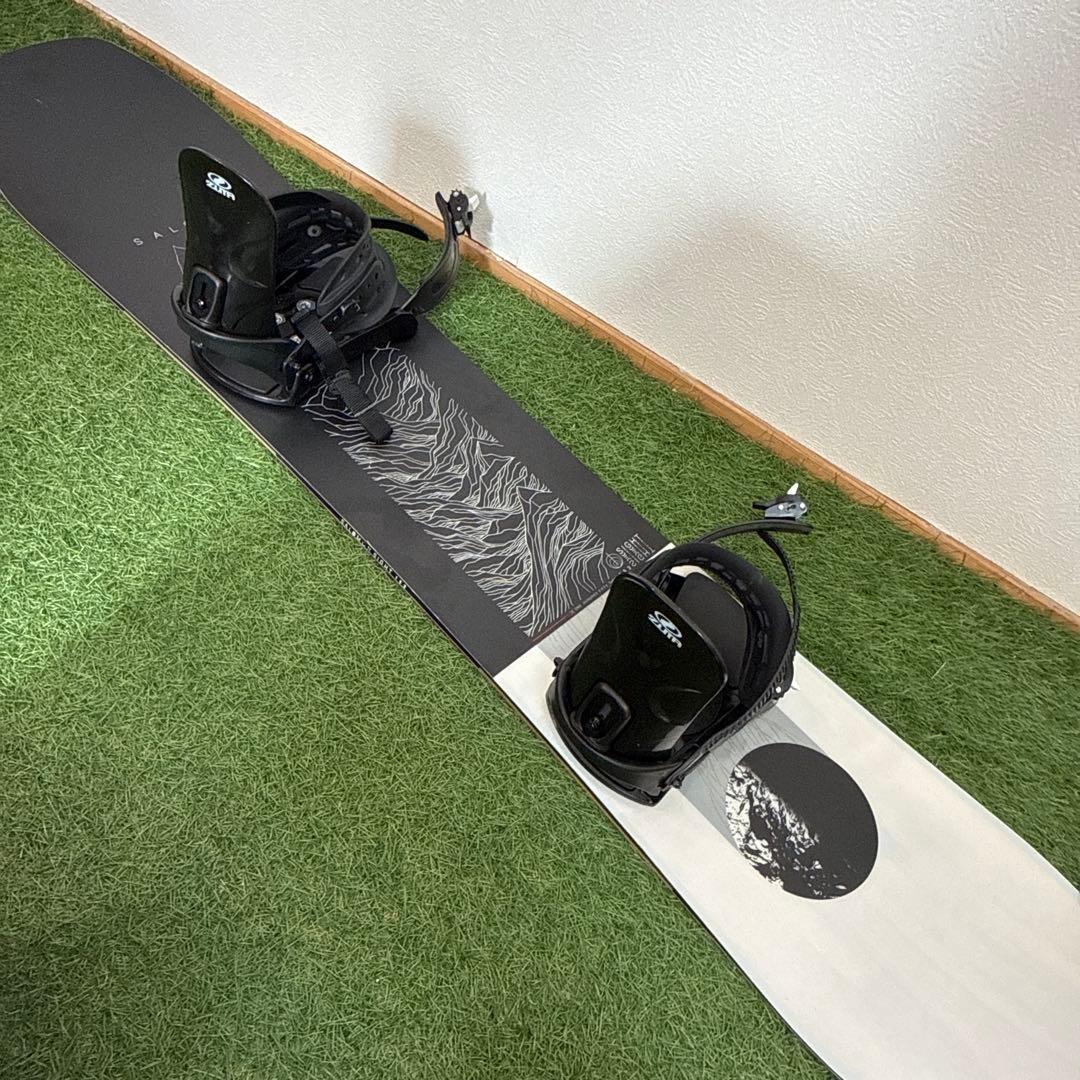 ほぼ新品O6 SALOMON 153cm メンズスノーボードセット