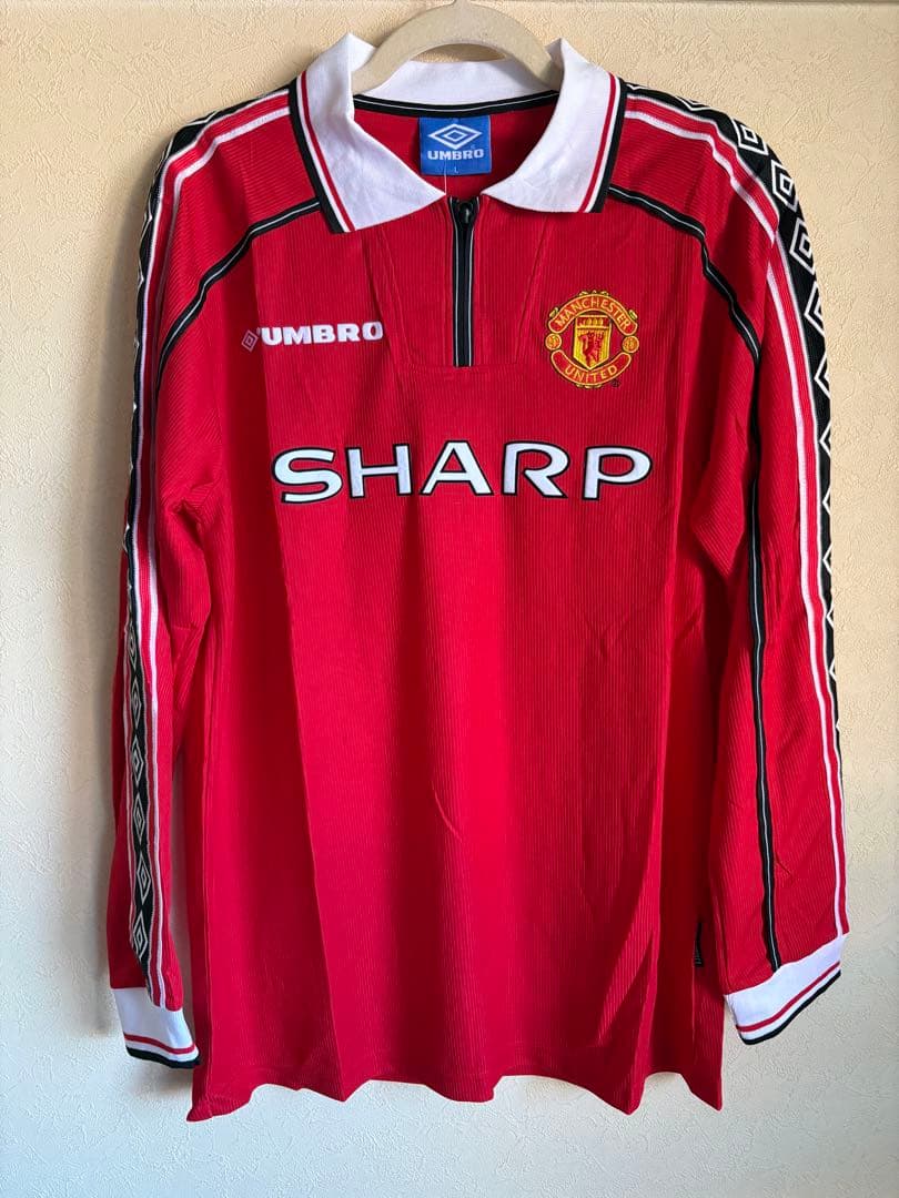 Manchester United Umbro ジャージ レッド 長袖 1999