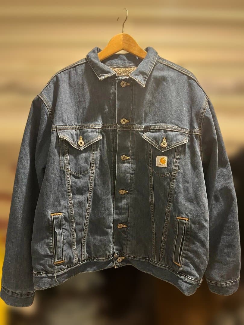Carhartt デニムジャケット ダークブルー