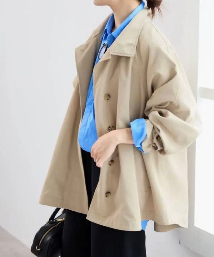 【SLOBE IENA】テントラインショートコート