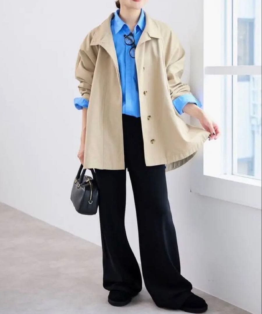 【SLOBE IENA】テントラインショートコート