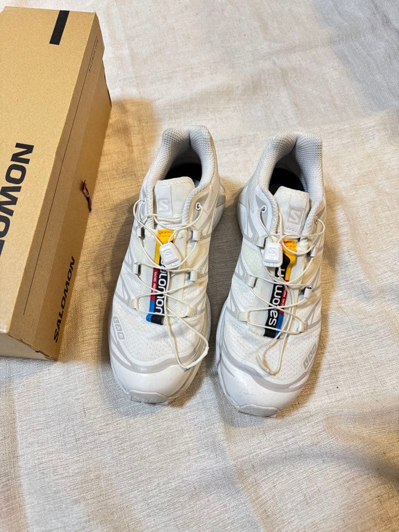 Salomon XT-6 サロモン ホワイト スニーカー 23cm