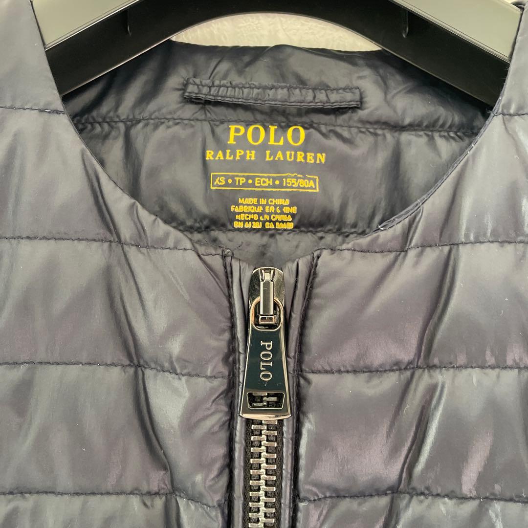 Polo Ralph Lauren ネイビー ダウンベスト S 美品