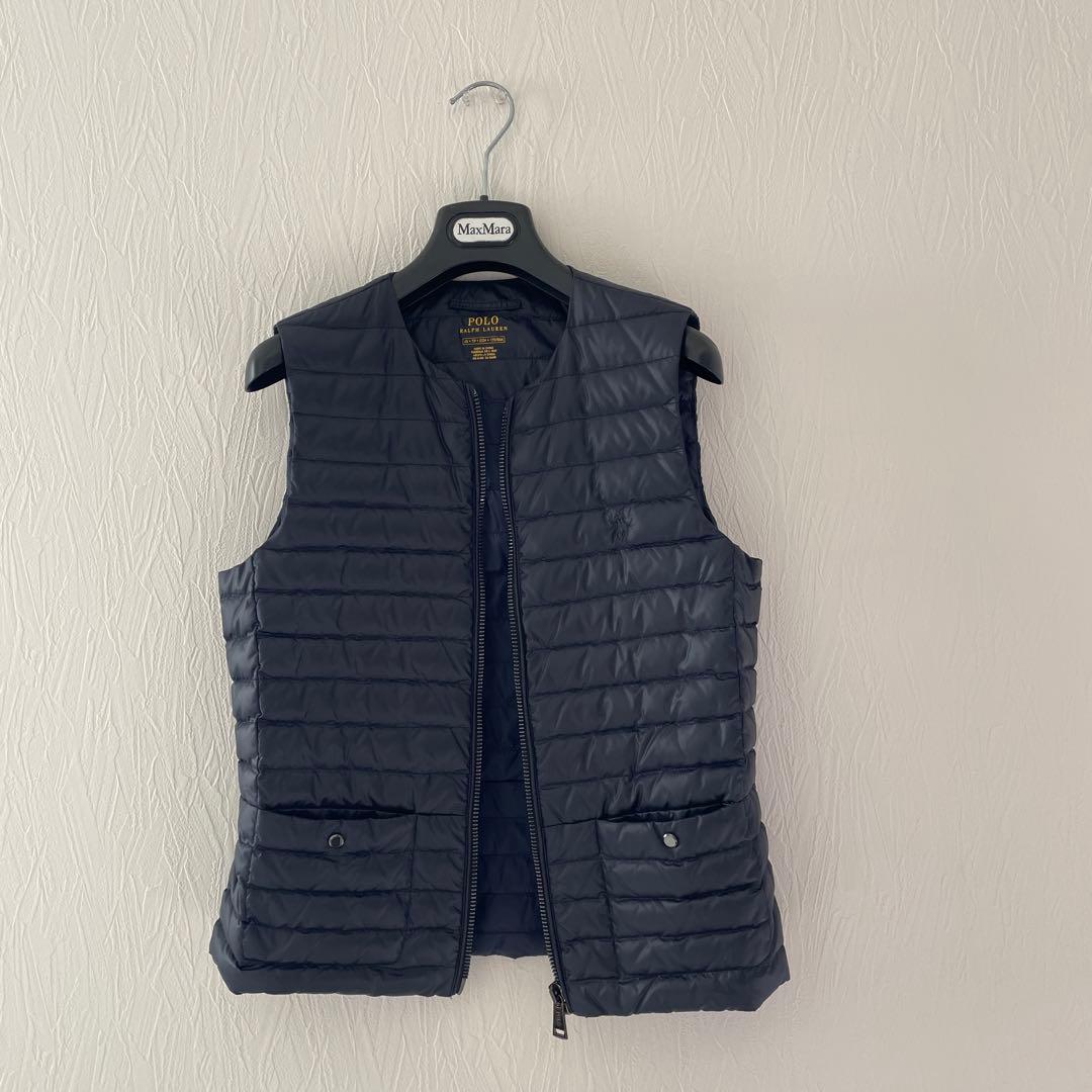 Polo Ralph Lauren ネイビー ダウンベスト S 美品