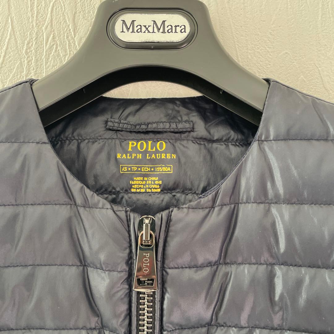 Polo Ralph Lauren ネイビー ダウンベスト S 美品