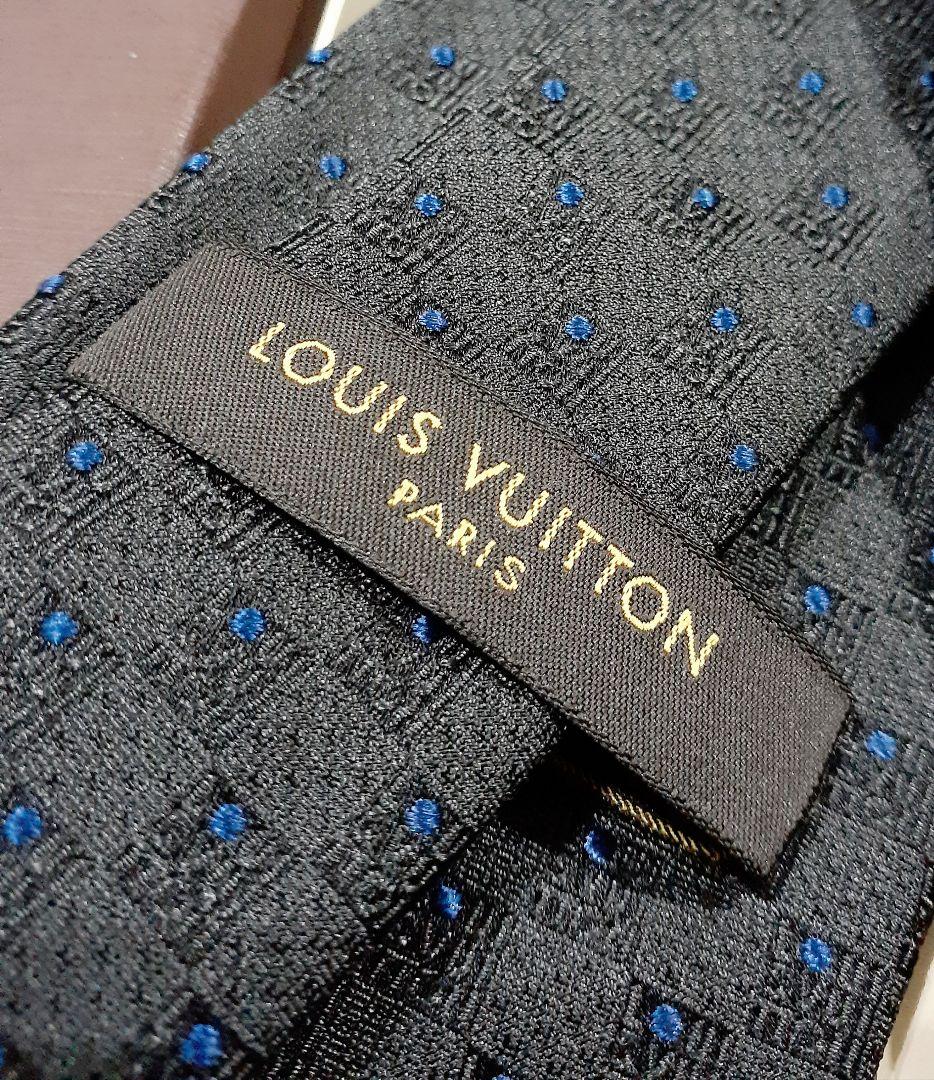 LOUIS VUITTON ルイヴィトン ネクタイ ドット ロゴ