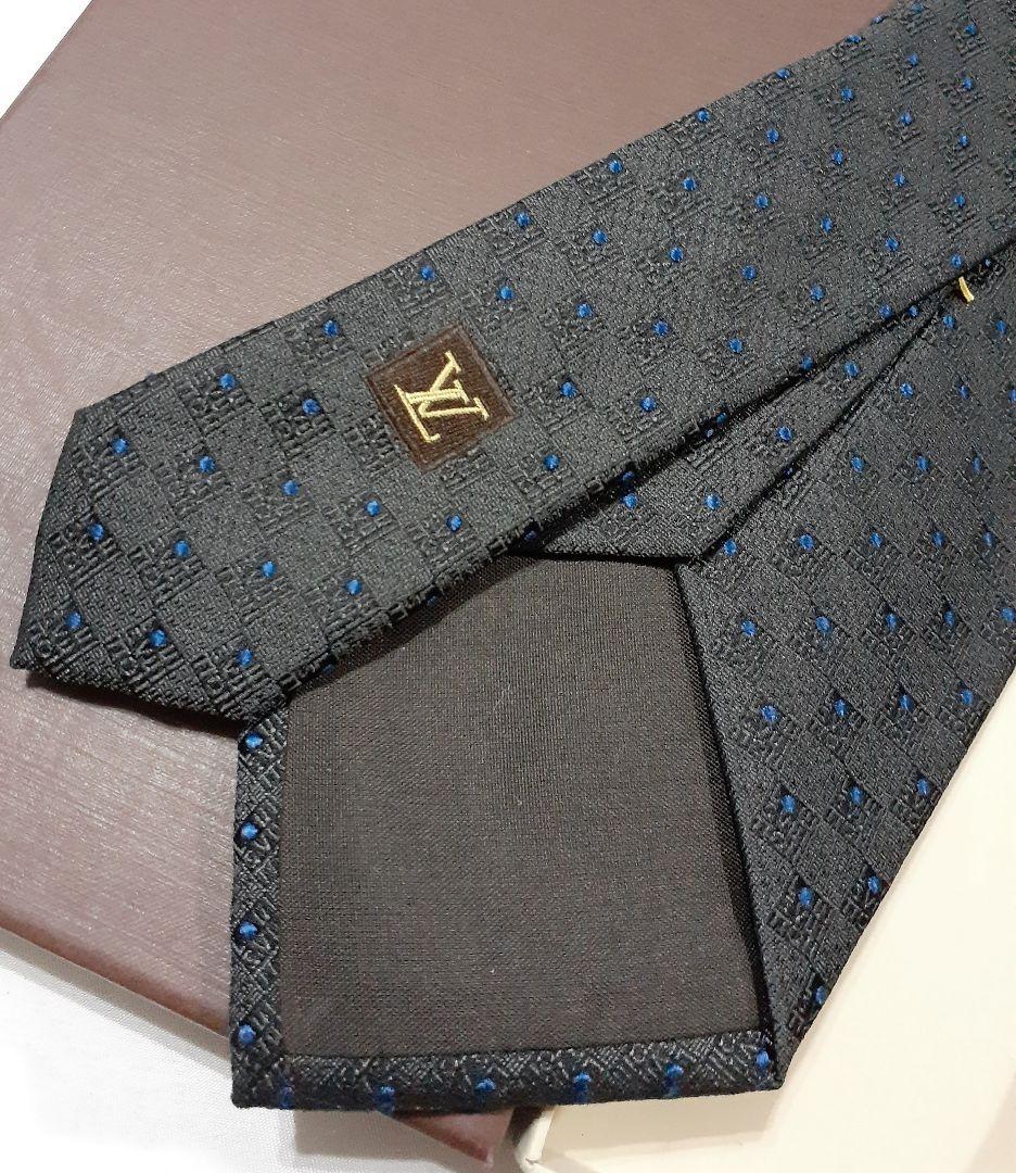 LOUIS VUITTON ルイヴィトン ネクタイ ドット ロゴ
