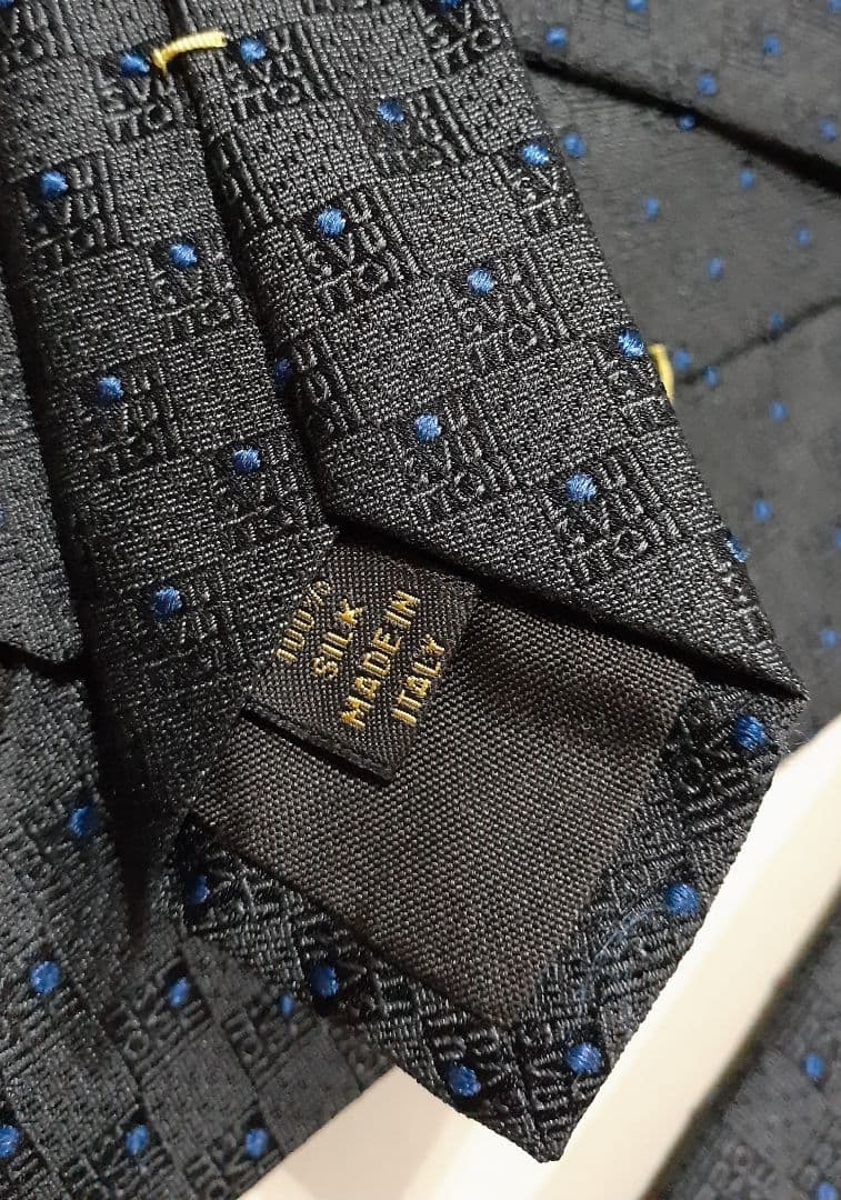 LOUIS VUITTON ルイヴィトン ネクタイ ドット ロゴ