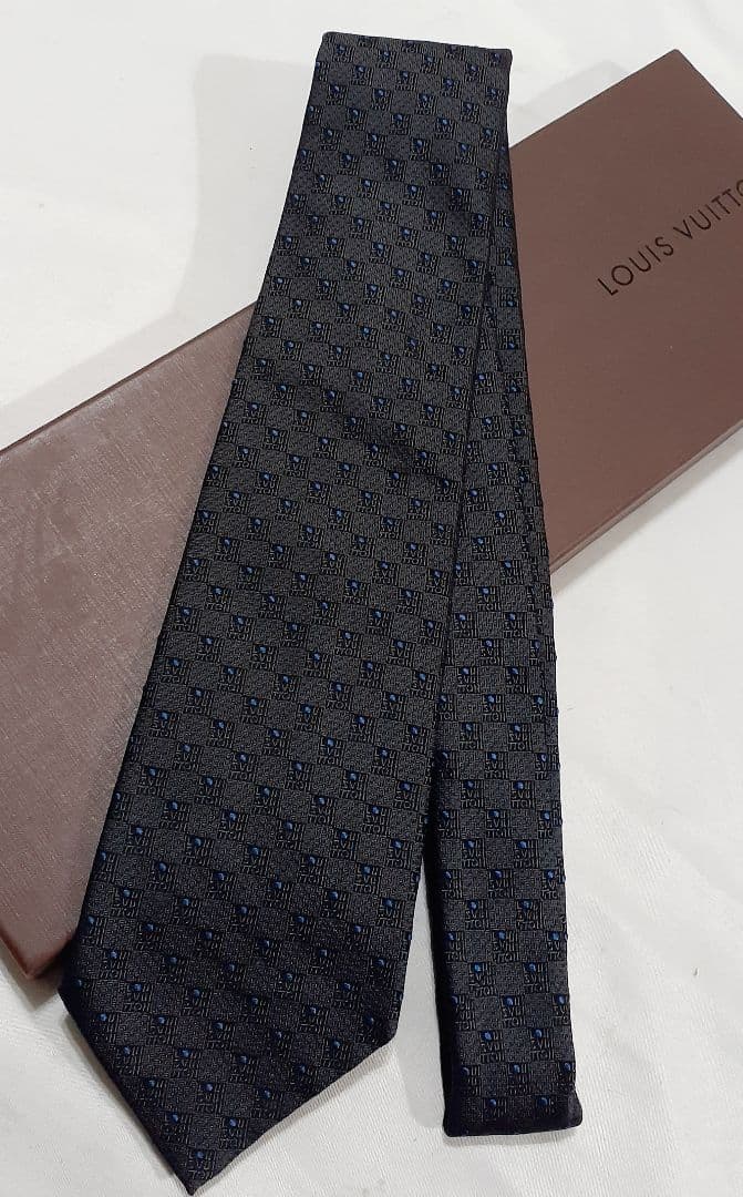 LOUIS VUITTON ルイヴィトン ネクタイ ドット ロゴ