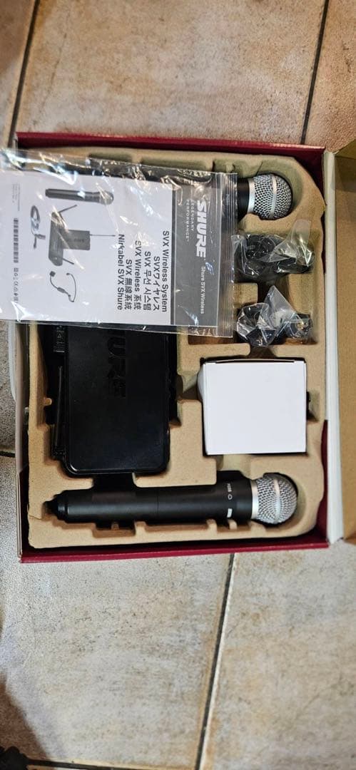 ほぼ未使用SHURE SVX Dual WirelessSVX288/PG58