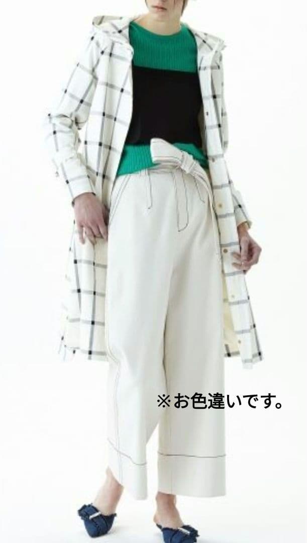 【美品】グレースコンチネンタル ダイアグラム チェックコート