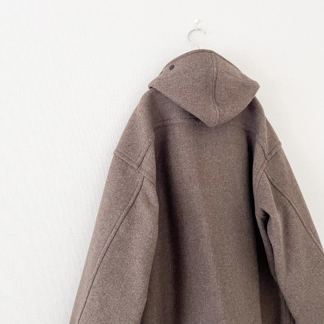 【美品】HERILL ヘリル　ダッフルコート size3 ナチュラル（ブラウン）