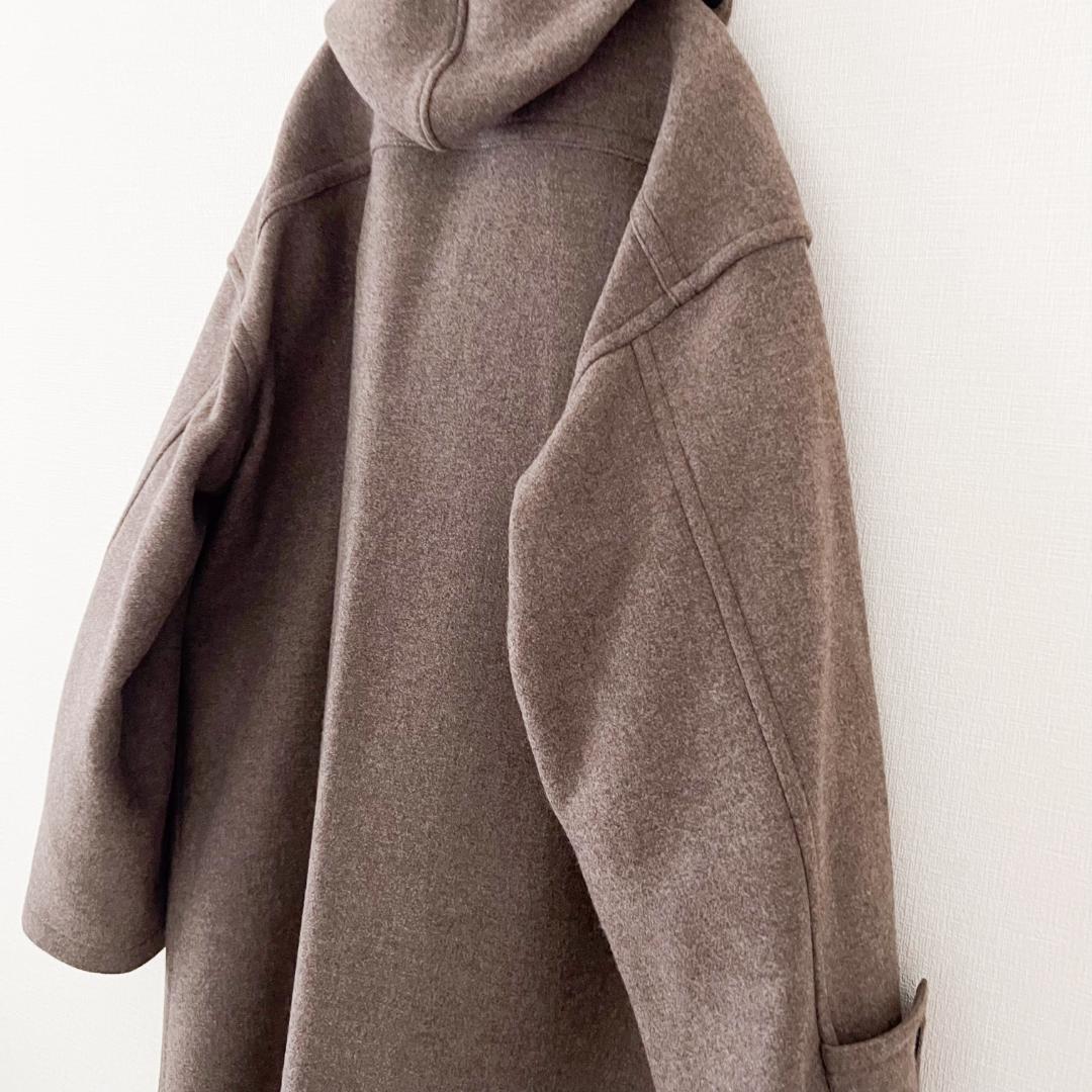 【美品】HERILL ヘリル　ダッフルコート size3 ナチュラル（ブラウン）