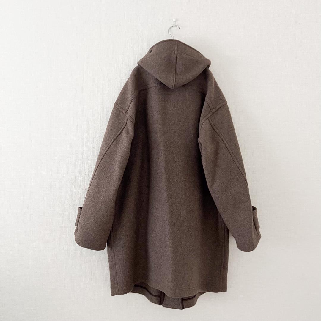 【美品】HERILL ヘリル　ダッフルコート size3 ナチュラル（ブラウン）