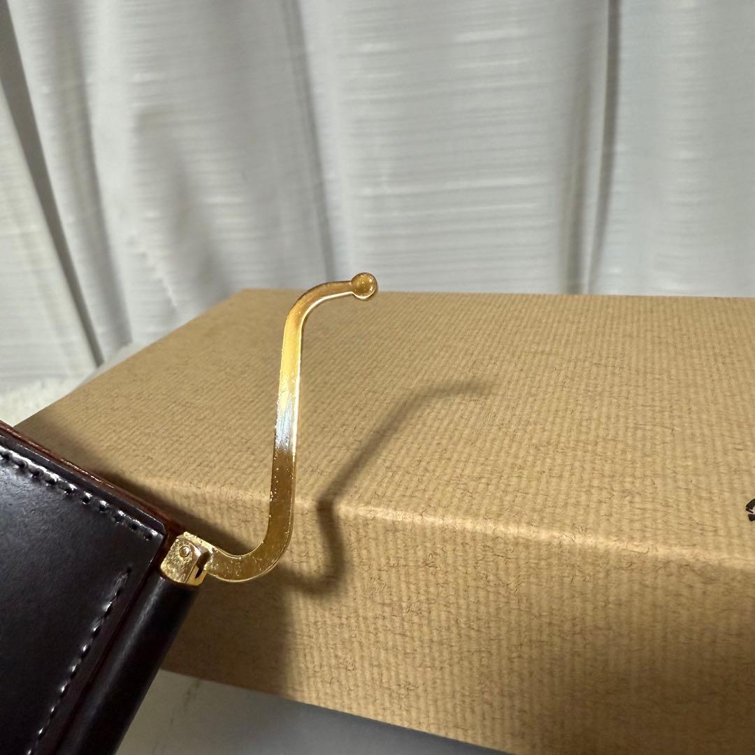 ⭐️美品⭐️　GANZO　ガンゾ　シンブライドル　マネークリップ　ブラウン