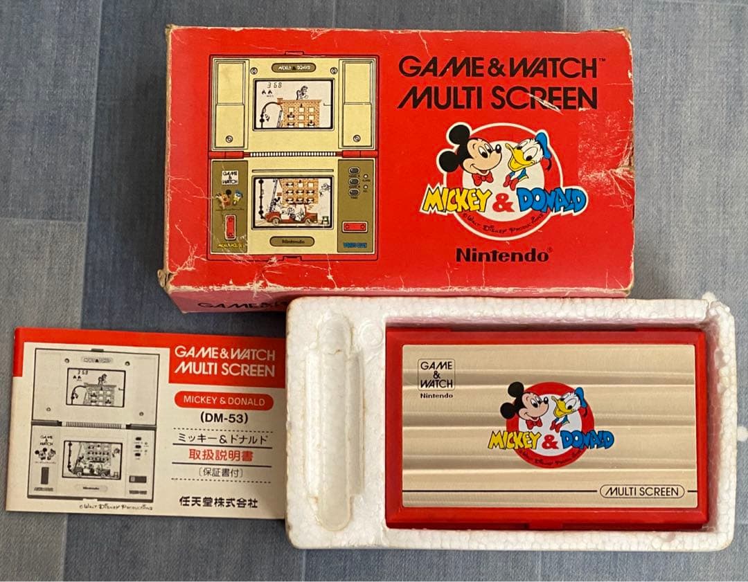 N1904 任天堂 GAME&WATCH MICKEY&DONALD