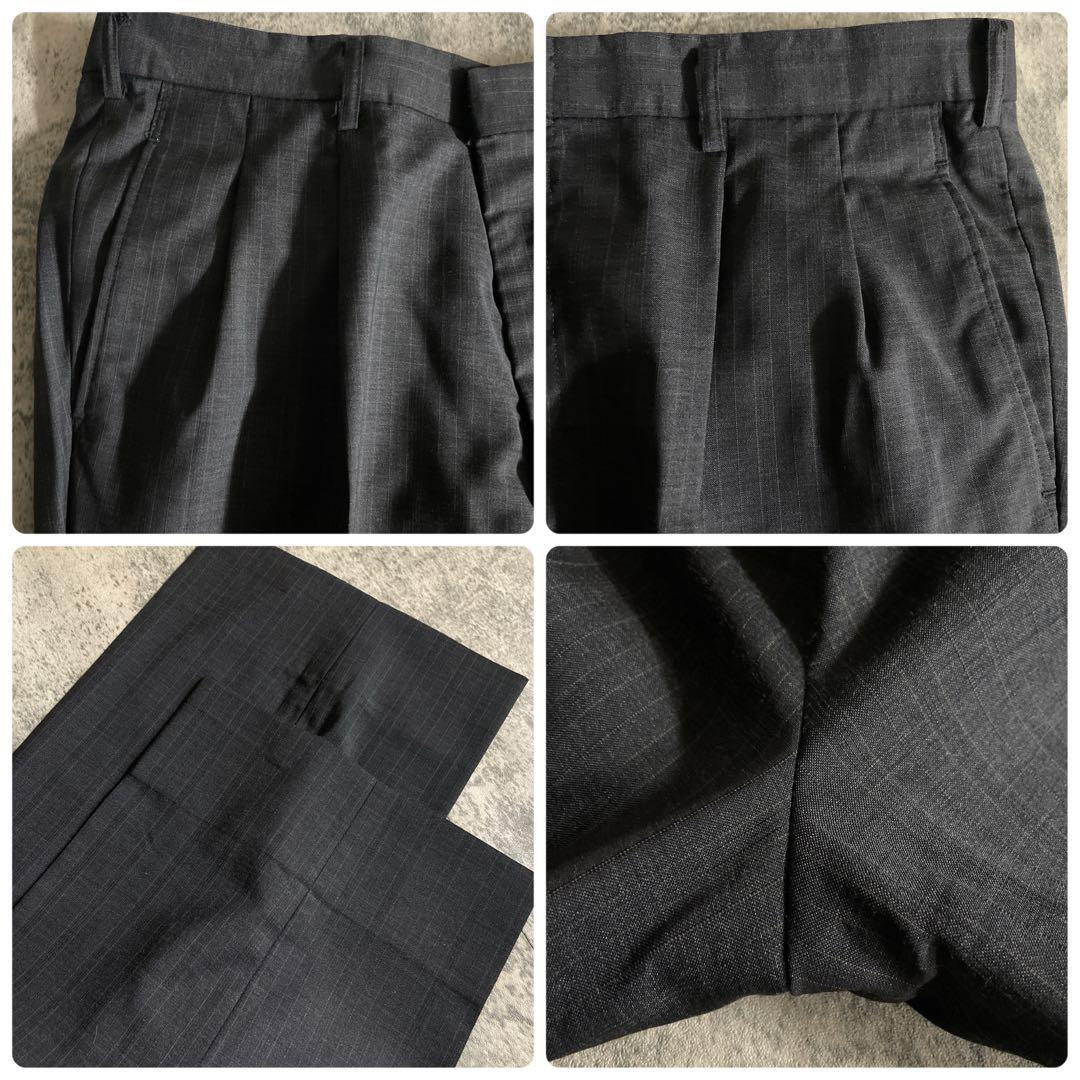 極美品 FENDI ネクタイ × イタリア製 極上ウール ダブルスーツ XL