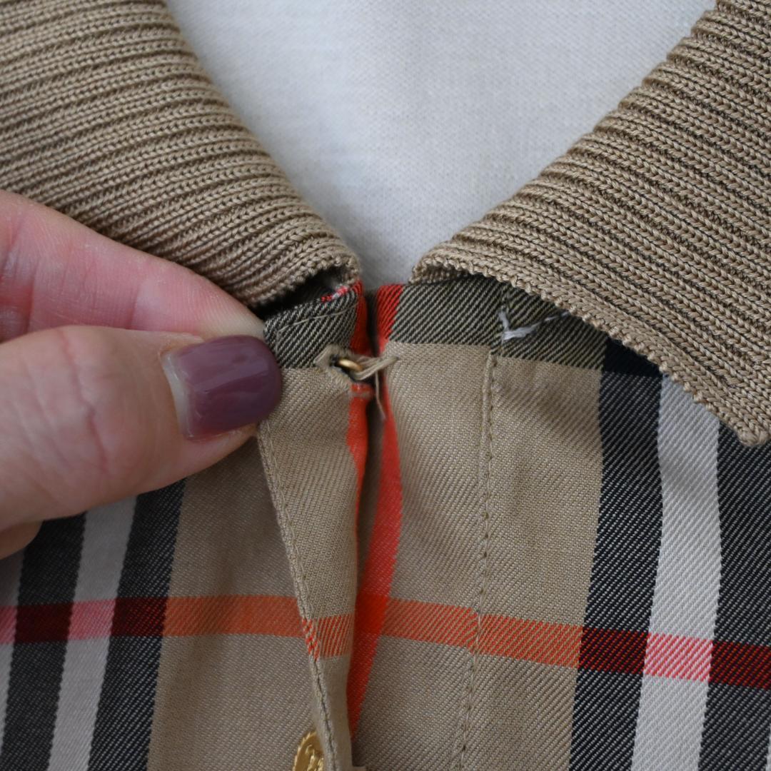 ■ 46474★年 バーバリーズ ポロシャツ ノバチェック M カットソー