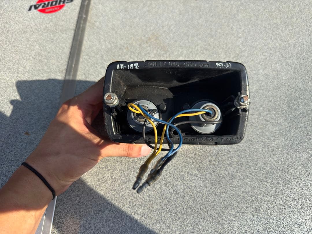 kawasaki Z400GP テールランプカウル ブラック 赤