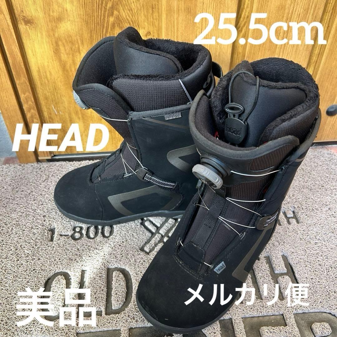 HEAD スノーボードブーツ カラーブラック25.5cm メルカリ便