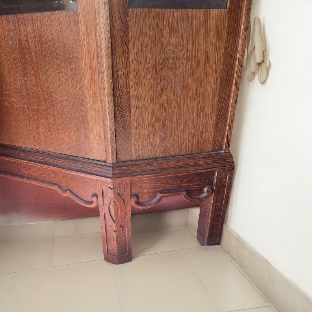 たーちゃん❣️アンティーク家具 本棚 キュリオケース キャビネット 店舗什器