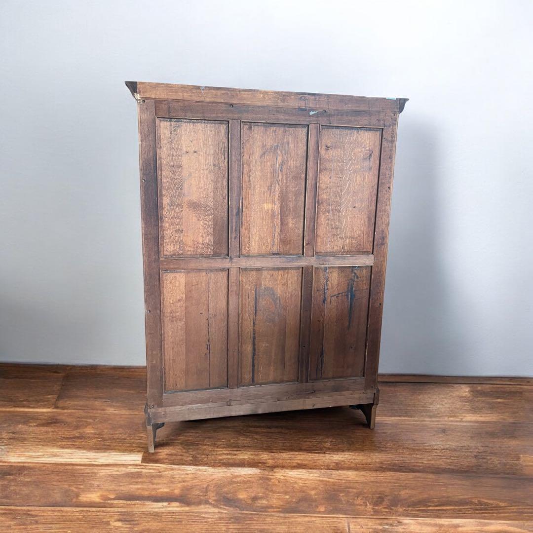 たーちゃん❣️アンティーク家具 本棚 キュリオケース キャビネット 店舗什器