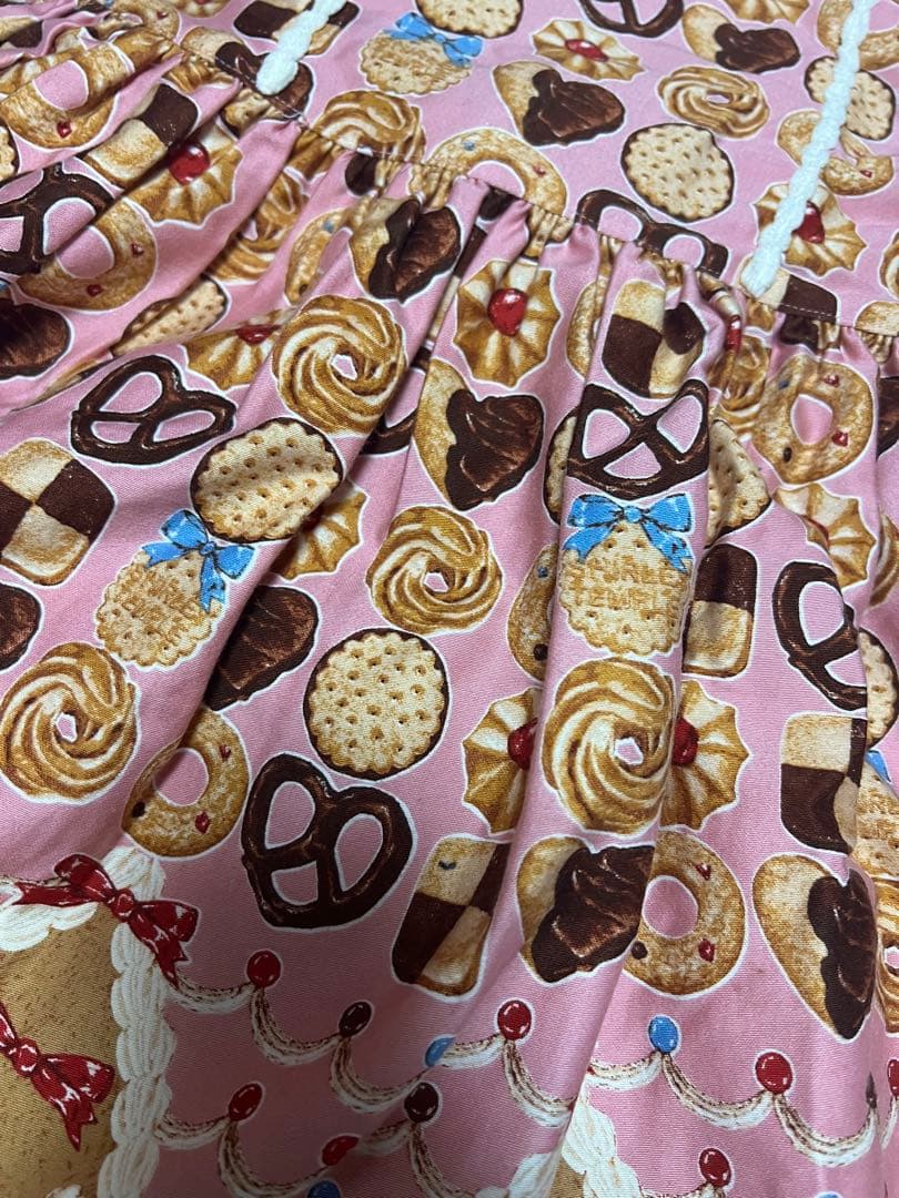 シャーリーテンプル　お菓子のおうち　130 ジャンスカ　ワンピース　クッキー