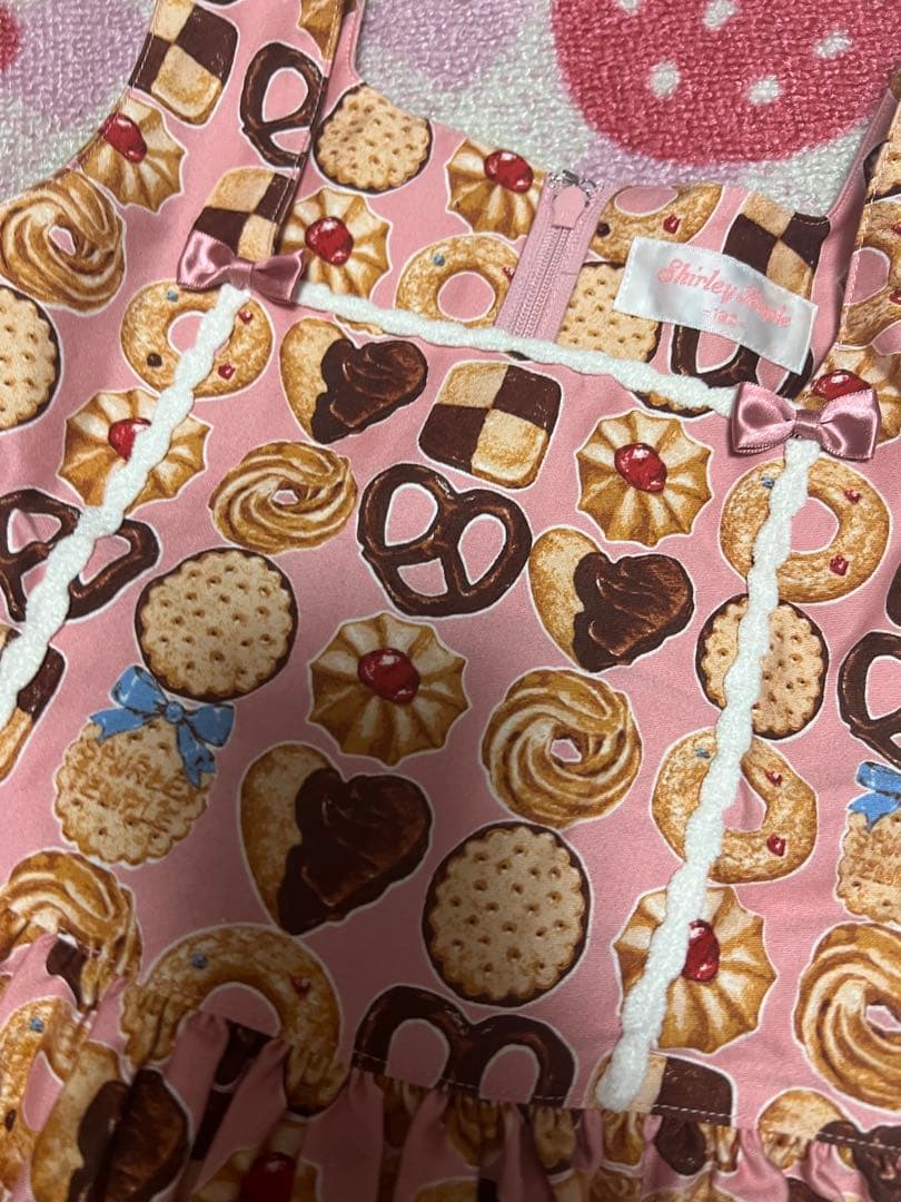 シャーリーテンプル　お菓子のおうち　130 ジャンスカ　ワンピース　クッキー