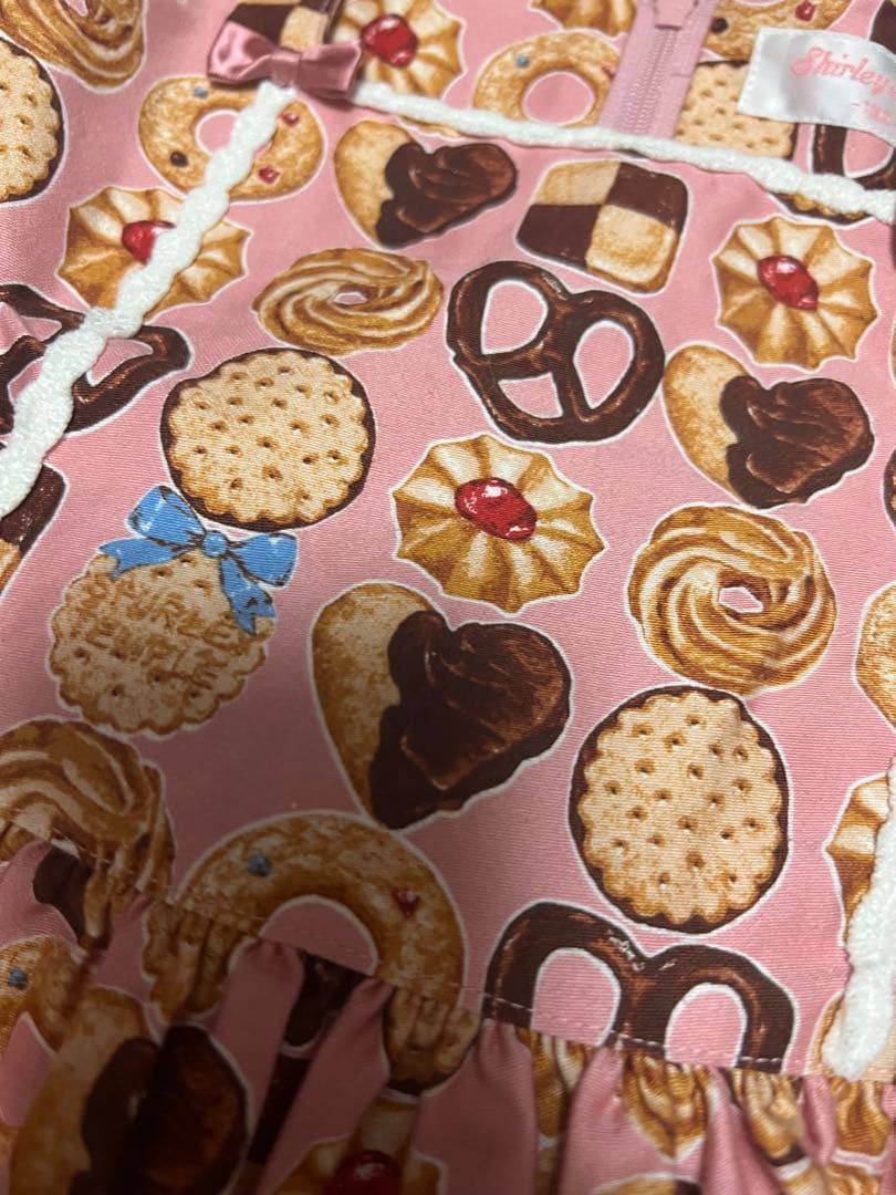 シャーリーテンプル　お菓子のおうち　130 ジャンスカ　ワンピース　クッキー