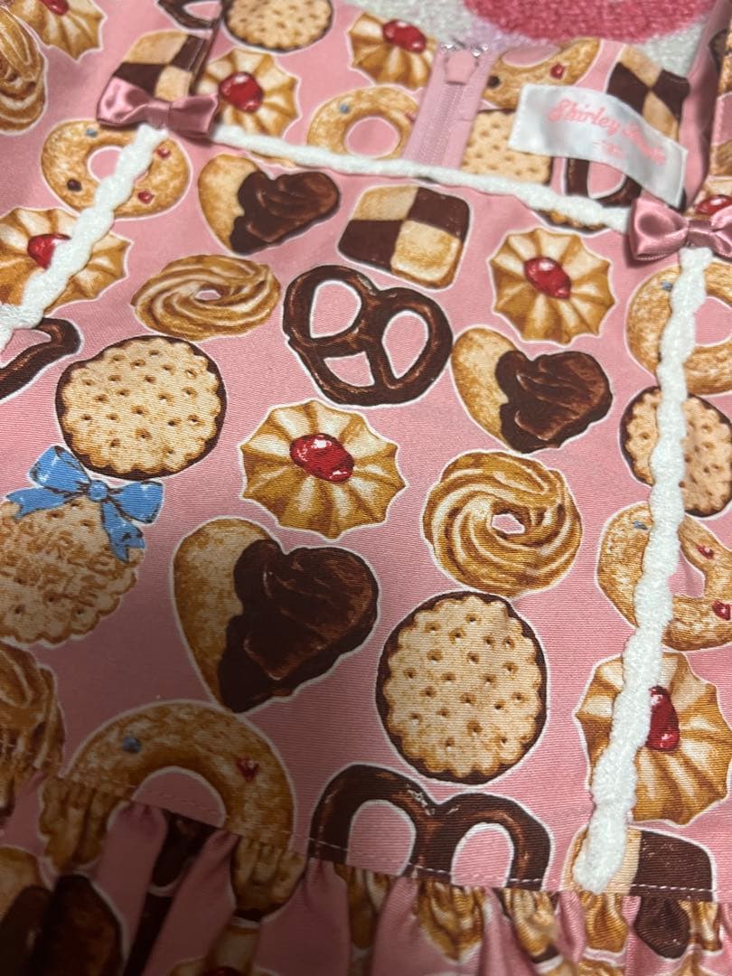 シャーリーテンプル　お菓子のおうち　130 ジャンスカ　ワンピース　クッキー