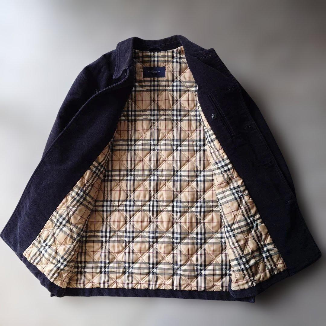 BURBERRY バーバリーロンドン モールスキンジャケット カバーオール ノバ