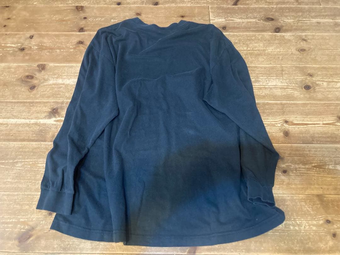 90s Stussy ブラック Ｌ　長袖カットソー USA製　白タグ old