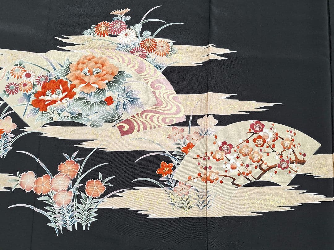 着物リメイクワンピース3634