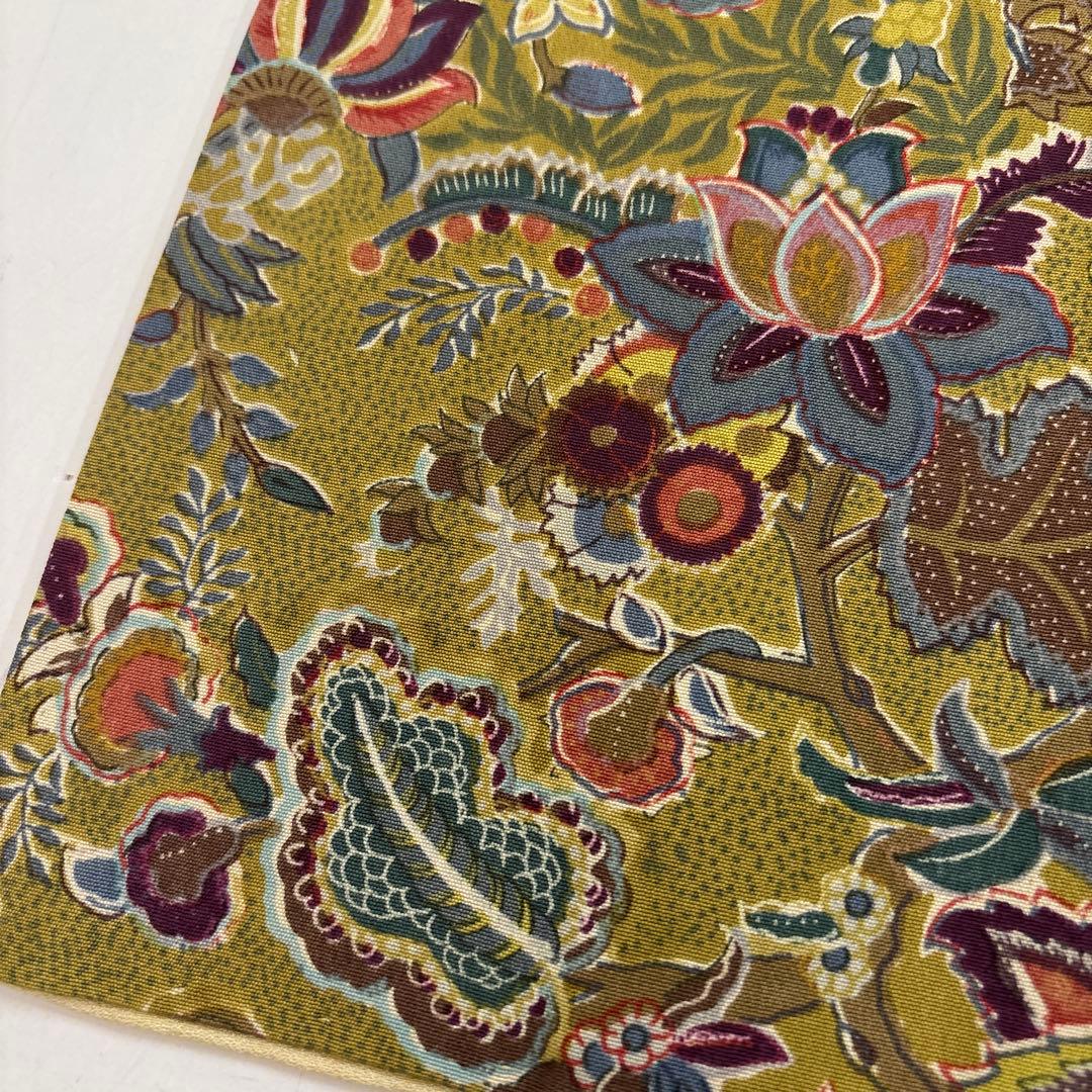 M*i様 付下げ 小紋付下げ ペイズリーの更紗 染め 正絹 AK-6109