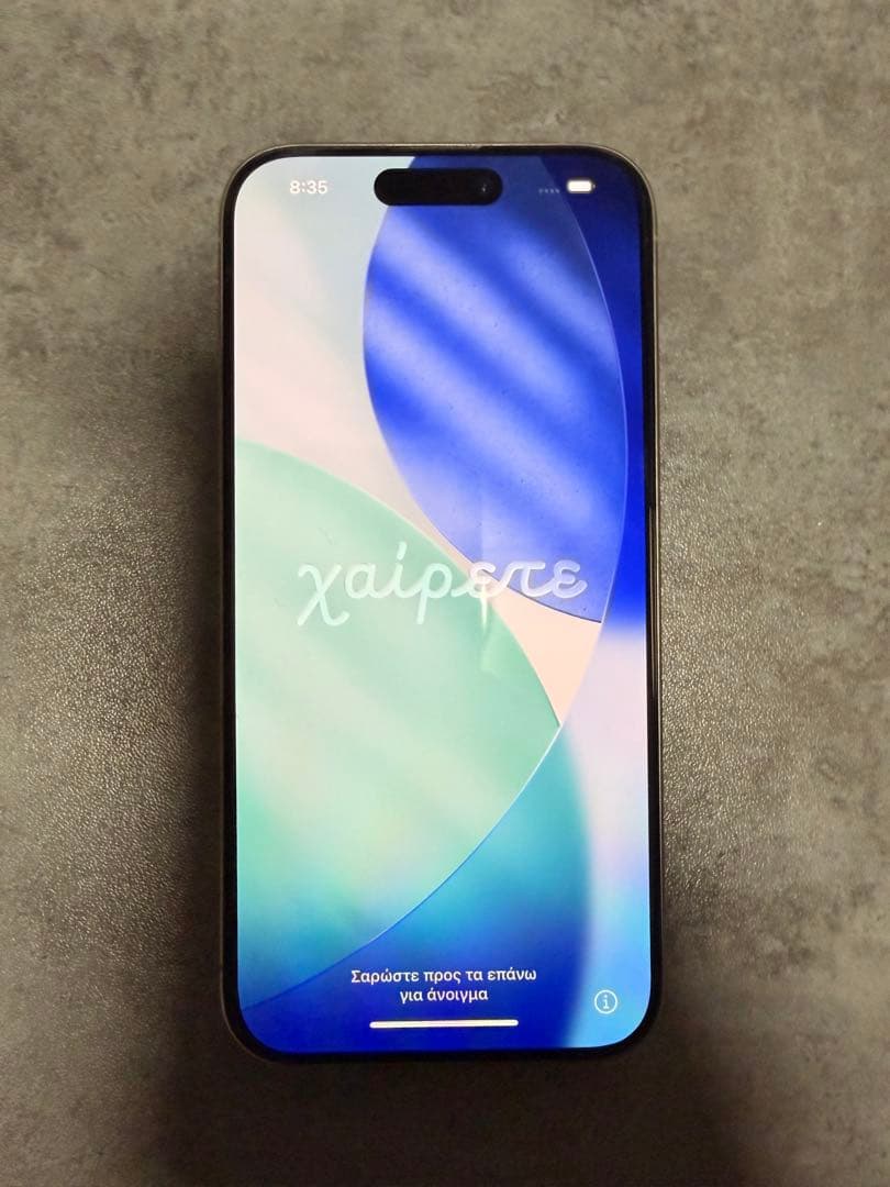 iPhone 15 pro 128G ナチュラルチタニウム　ガラスフィルム付き