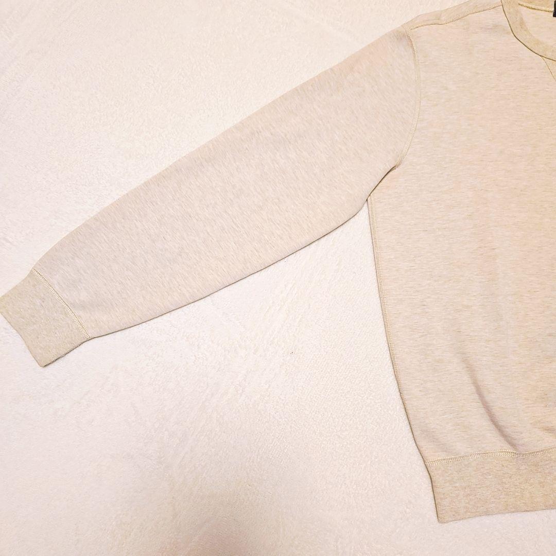 試着のみ ポロラルフローレン スエット トレーナー ベージュ ブラウンポニー M